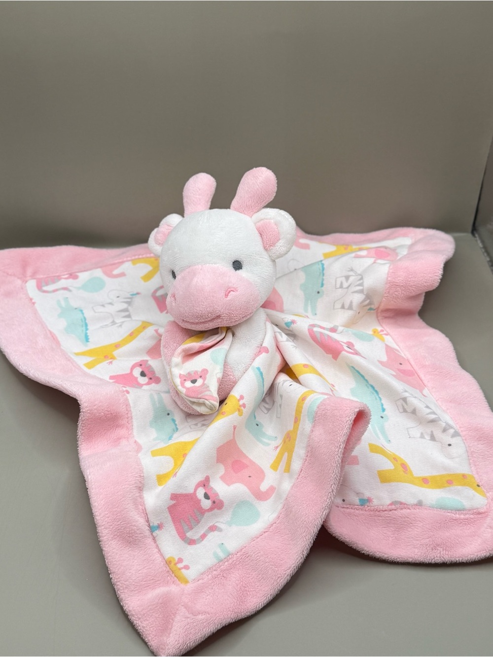 Gymboree Baby Giraffe Lovey Security Blanket Soother Plush Stuffed Animal